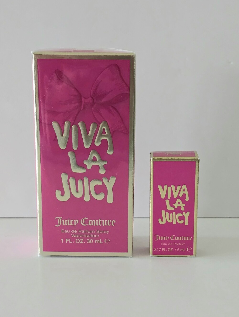 Viva La Juicy by Juicy Couture, 1 oz EDP Spray, Plus 0.17oz Travel/Sample Size.